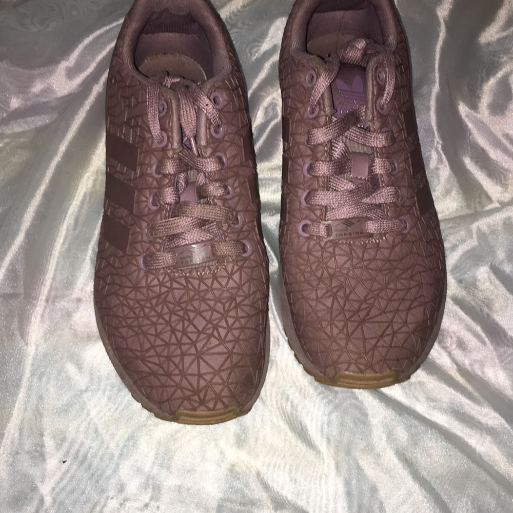Purple adidas